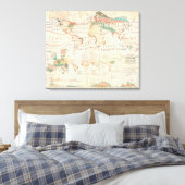 Distributie planten canvas afdruk (Insitu (Slaapkamer))