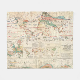 Distributie planten fleece deken