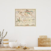 Distributie planten poster (Keuken)