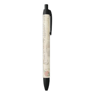 Distributie planten zwarte inkt pen