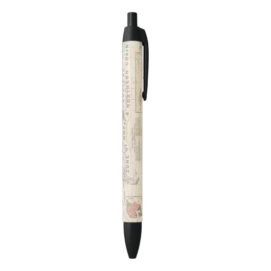 Distributie planten zwarte inkt pen (Achterkant (Verticaal))