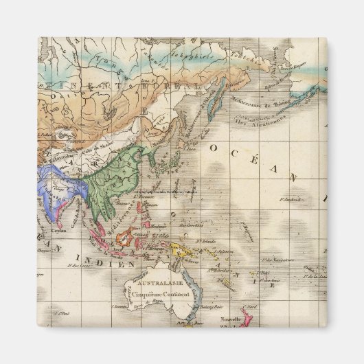 Distributie primitief du genre humain magneet (Voorkant)