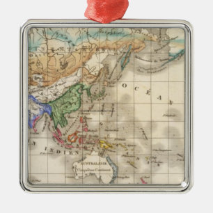 Distributie primitief du genre humain metalen ornament