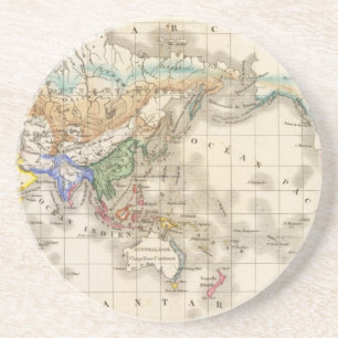 Distributie primitief du genre humain zandsteen onderzetter