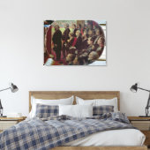 Distributie van de vlaggen, 14 juli 1880 canvas afdruk (Insitu (Slaapkamer))