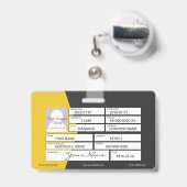 Distributor Badge (Achterkant met uittrekbare clip)