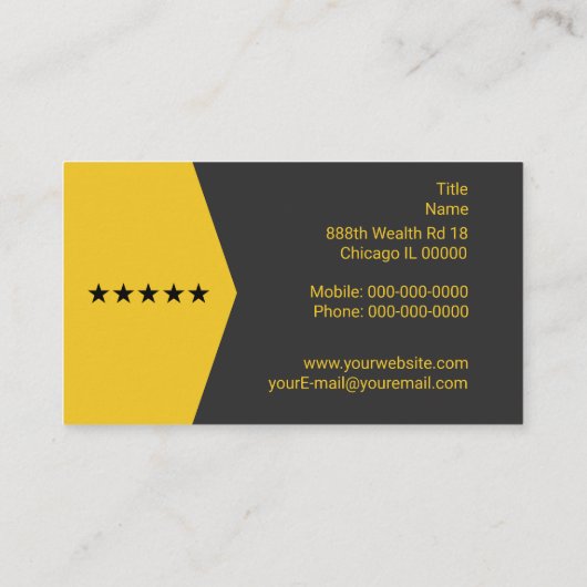 Distributor Visitekaartje (Achterkant)