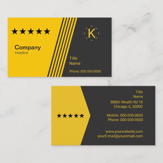 Distributor Visitekaartje (Voorkant / Achterkant)