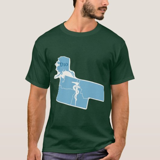 District 10 Athletic Trainers T-shirt (Voorkant)