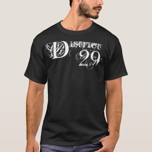 District 29 — zwart t-shirt (Voorkant)