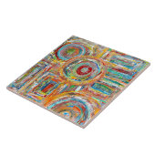 District 7 6 x 6 keramische Tegel Tegeltje (Zijkant)