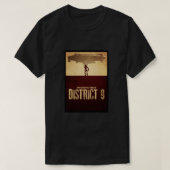 DISTRICT 9 - Minimale Silhouette Design Classic T-shirt (Design voorkant)