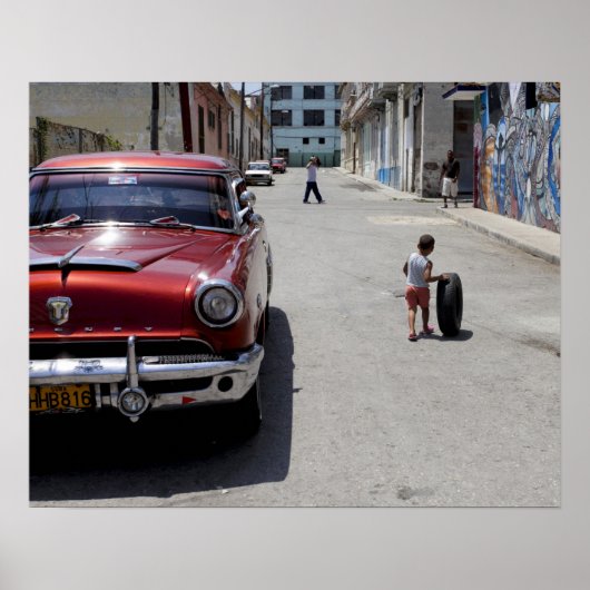 district African Hamel, Havana, Cuba, UNESCO Poster (Voorkant)