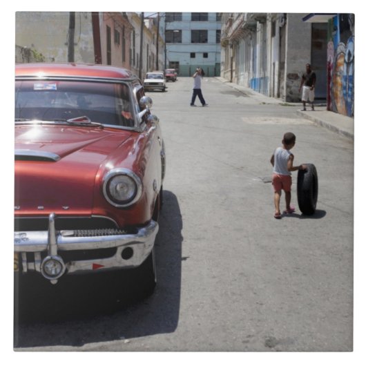 district African Hamel, Havana, Cuba, UNESCO Tegeltje (Voorkant)