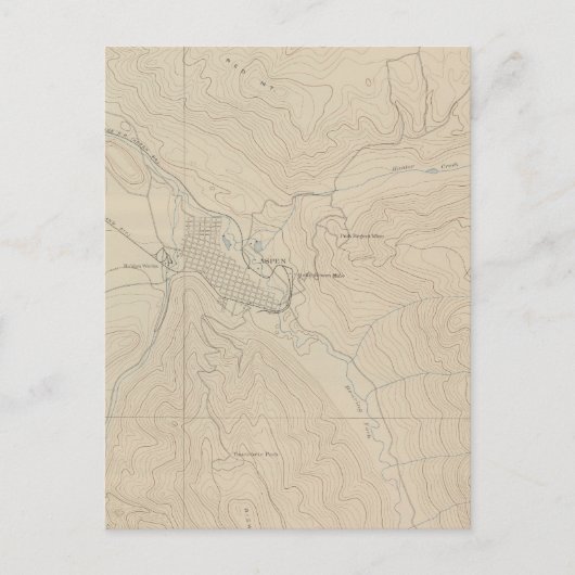 district Aspen Briefkaart (Voorkant)