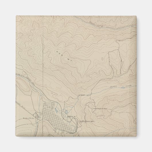 district Aspen Magneet (Voorkant)