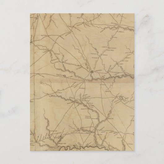 District Barnwell, South Carolina Briefkaart (Voorkant)