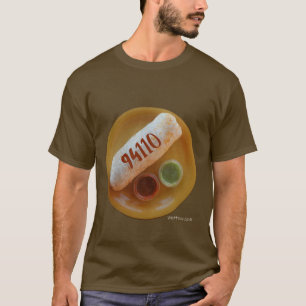 District Burrito van de missie   San Francisco 941 T-shirt