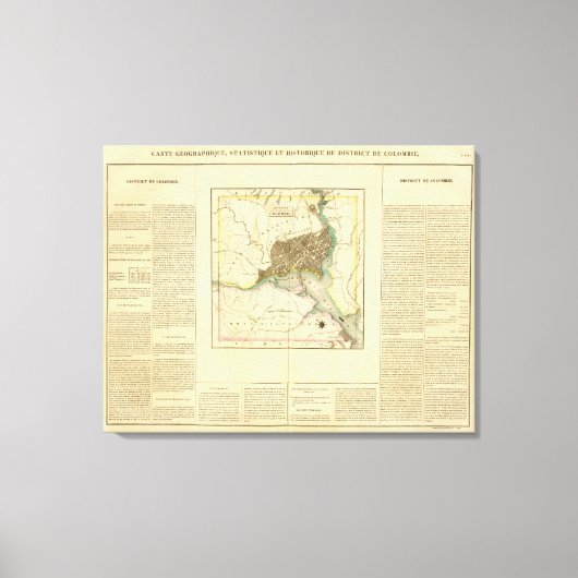 District Columbia Canvas Afdruk (Voorkant)