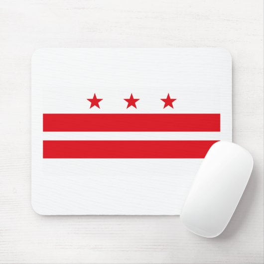 District Columbia Flag Mousepad Muismat (Met muis)