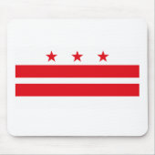 District Columbia Flag Mousepad Muismat (Voorkant)