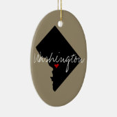 District Columbia Town Keramisch Ornament (Rechts)