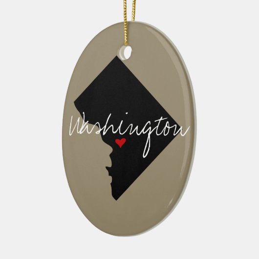 District Columbia Town Keramisch Ornament (Links)