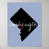 District Columbia Town Poster (Voorkant)