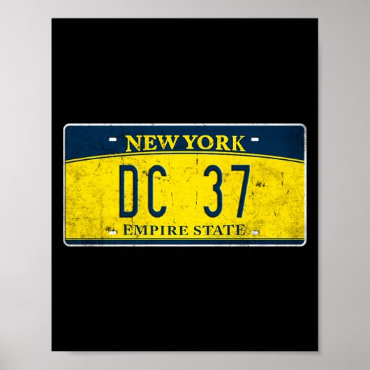 District Council 37 vakbonds trots New York Nyc Poster (Voorkant)