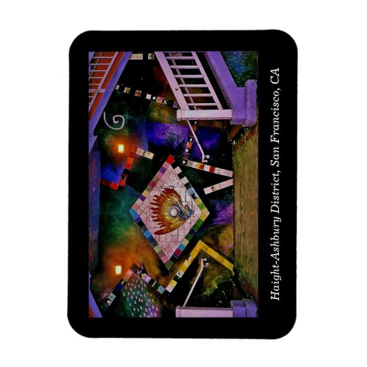 district Haight-Ashbury Magneet (Verticaal)