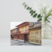 district Higashi Chaya: Kanazawa, Japan Briefkaart (Staand voorkant)