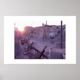 district Jolan, Fallujah Irak Poster