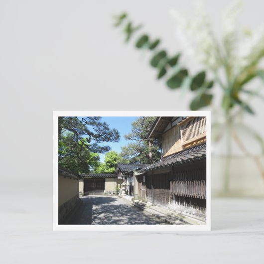 district Nagamachi Samurai: Kanazawa Briefkaart (Staand voorkant)