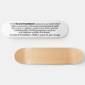 District of Columbia/Heller, 554 U.S. 570 2008 Skateboard (Horizontaal)