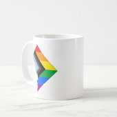 District of Columbia Pride LGBTQ trots Koffiemok (Voorkant links)