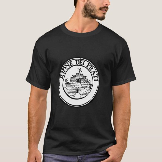 District Prati - Symbool van de districten van Rom T-shirt (Voorkant)