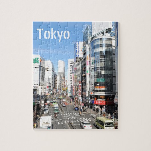 district Shinjuku in Tokio, Japan Legpuzzel (Verticaal)