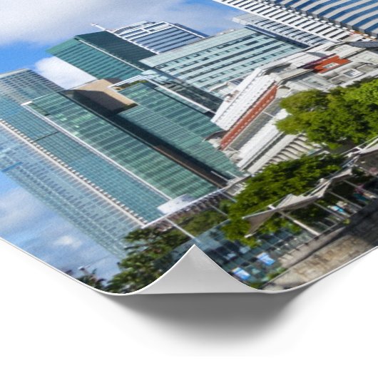 District Singapore Finance Poster (Hoek)