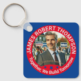 District Supervisor verkiezingscampagne Foto Sleutelhanger