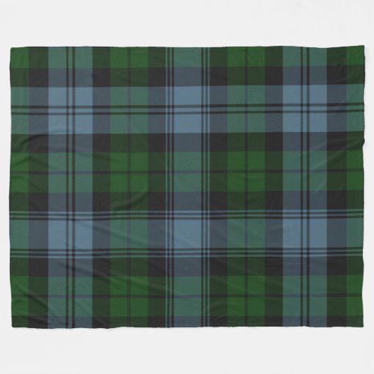district Sutherland Tartan. Fleece Deken (Voorkant (Horizontaal))