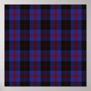 District Tartan - Angus - Digitaal downloaden Poster