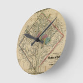 District van Columbia Civil War Era Map Ronde Klok (Hoek)