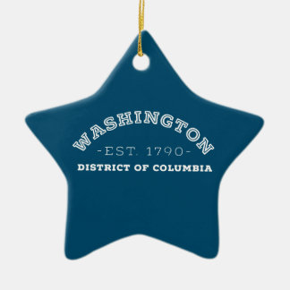 District Washington of Columbia Keramisch Ornament