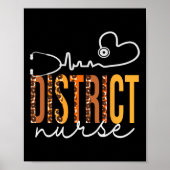Districtsverpleegster Leopard Heartbeat Wome Poster (Voorkant)