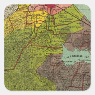 Distrito Federal, Mexico 2 Vierkante Sticker