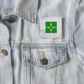 Distrito Federal Vierkante Button 5,1 Cm (In situ)