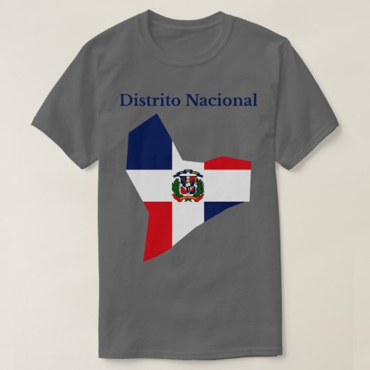 Distrito Nacional Province Dominicaanse Republiek T-shirt (Design voorkant)