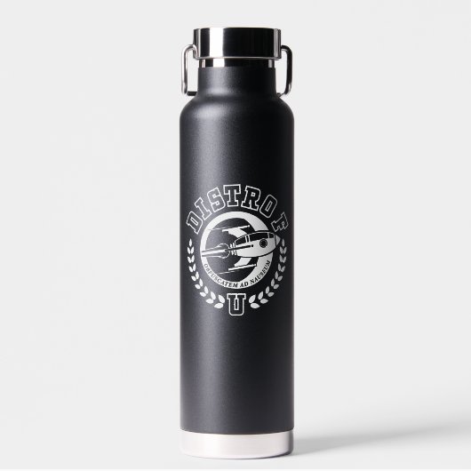 Distro Foxtrot Universiteit Waterfles (Voorkant)