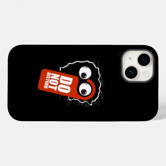 Disturb.b. Case-Mate iPhone Case (Achterkant (horizontaal))