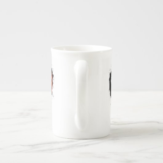 Disturb.b. Porselein Kop (Achterkant)